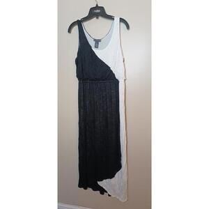 Black & white maxi dress L women's Chealsea & Theodore
